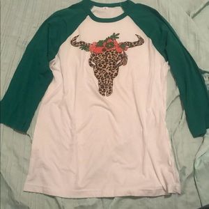 Cow Baseball Tee