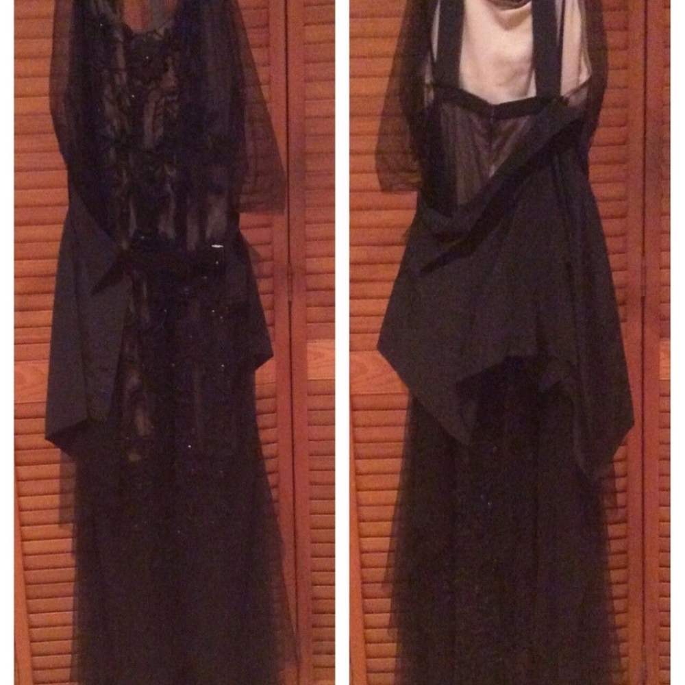 NEW BCBG MAX AXRIA RUNWAY Black "VICTORIA"DRESS - Picture 5 of 8