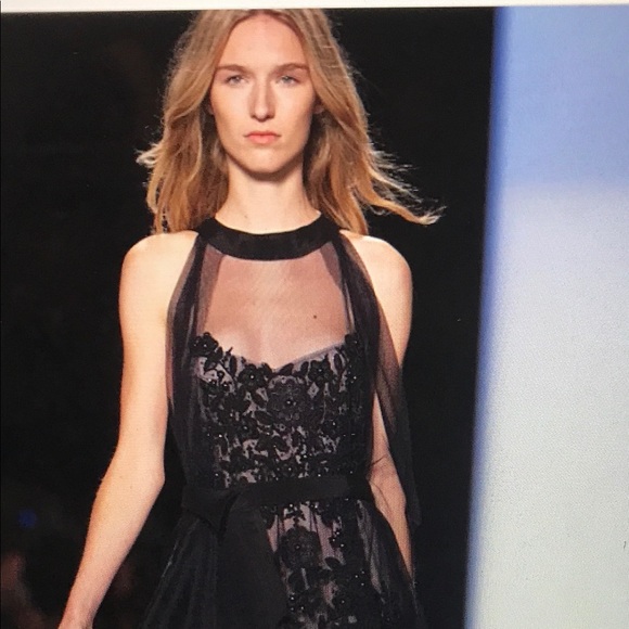 NEW BCBG MAX AXRIA RUNWAY Black "VICTORIA"DRESS - Picture 2 of 8