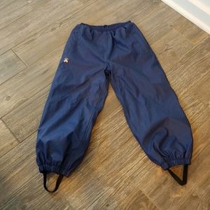 Kids lined rain pants