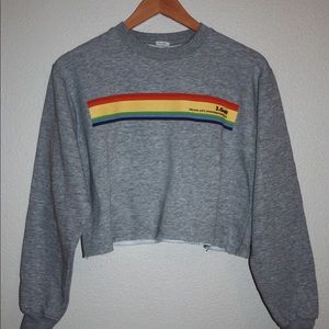 John Galt cropped sweatshirt