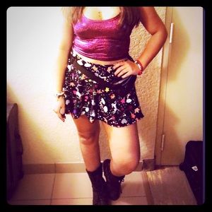 Coquetry Holographic crop tank