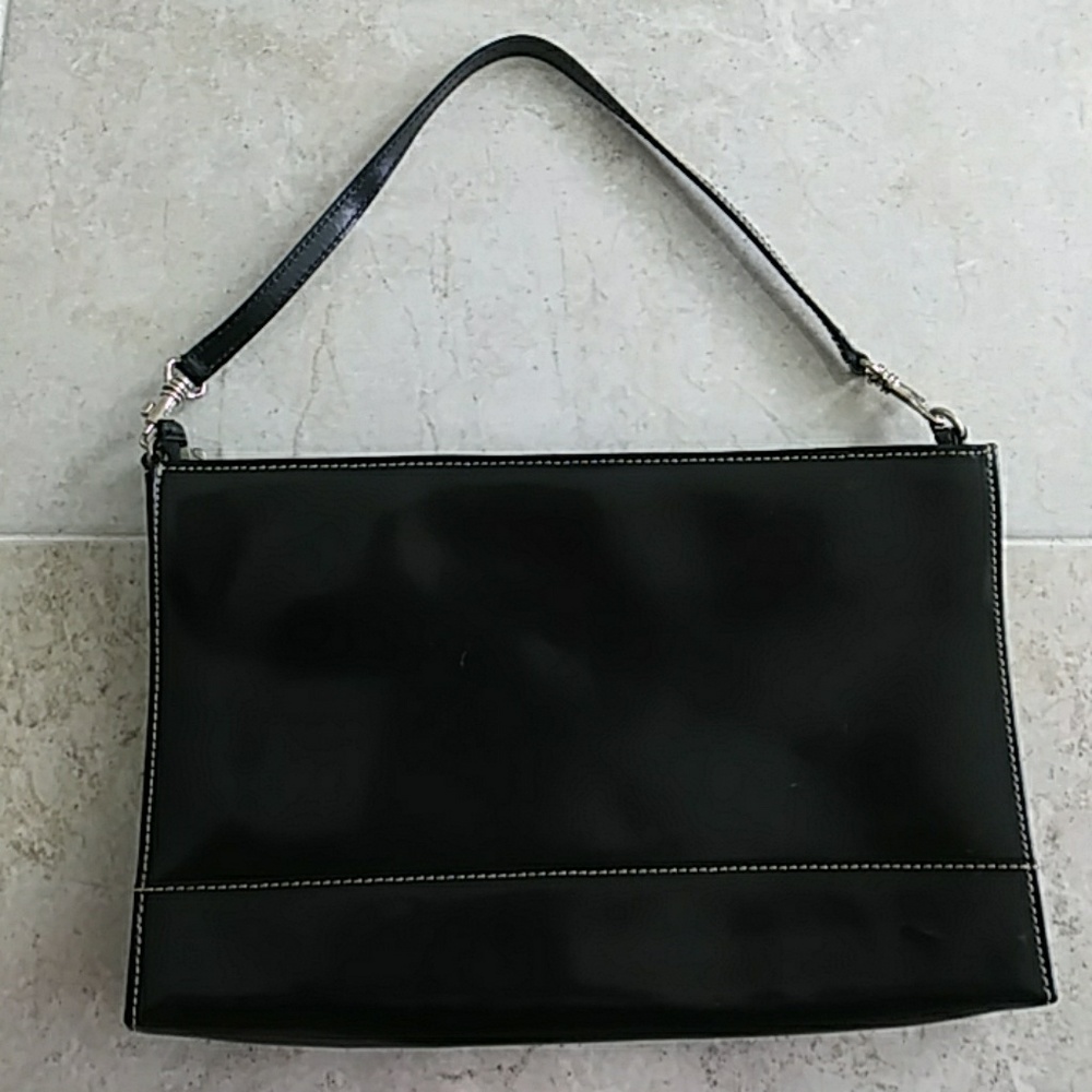 bebe Black Leather Bag