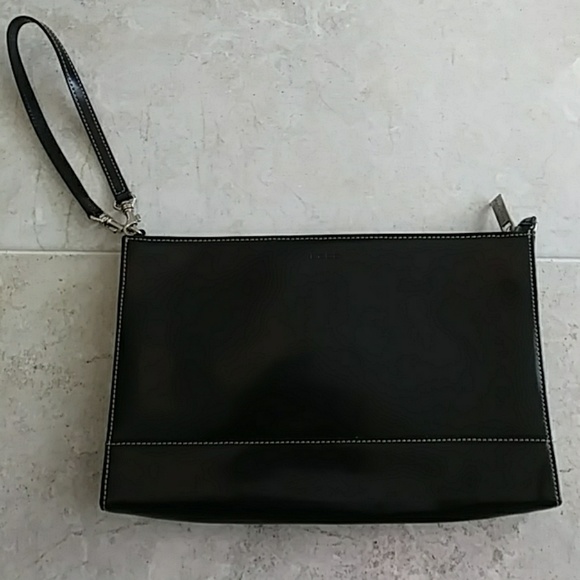 bebe Black Leather Bag - Picture 2 of 6