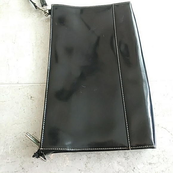 bebe Black Leather Bag - Picture 5 of 6