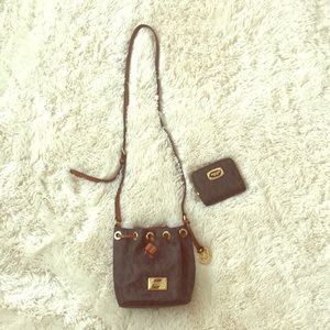 Michael Kors Drawstring Small Cross-Body Purse