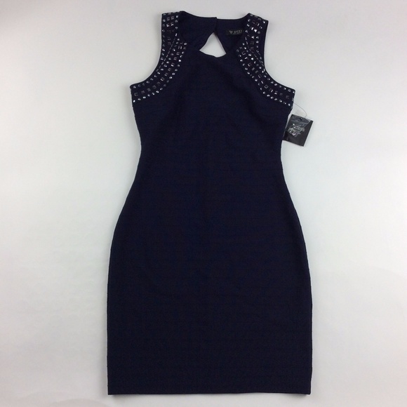 Guess Dresses & Skirts - Guess Women's Bodycon Studded Sleeveless Dress