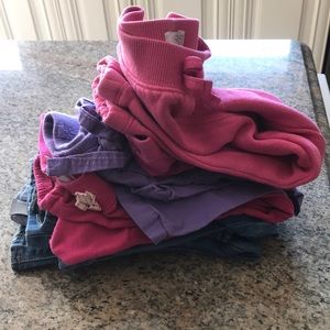 Bundle of 6 toddler girl clothes