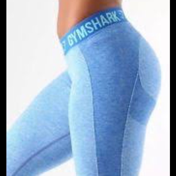 gymshark Pants - Gymshark Blueberry marl marine blue flex leggings