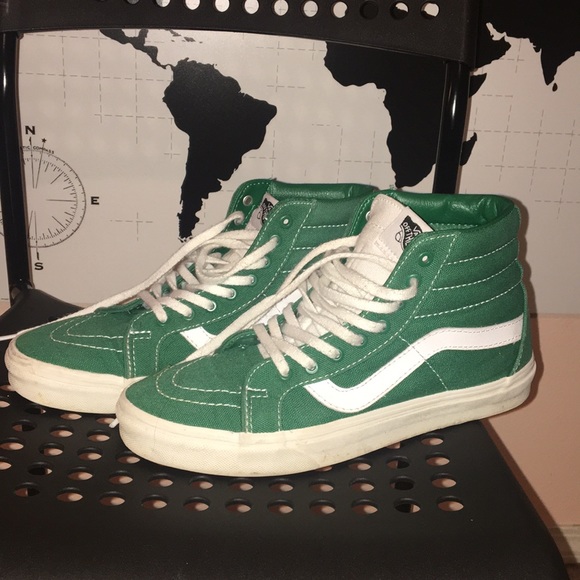 Vans Shoes - Green Skate high vans