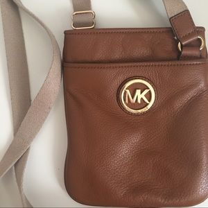 Michael Kors Tan Cross Body Bag
