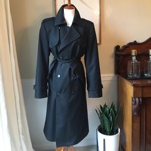 Authentic CHRISTIAN DIOR black trench coat
