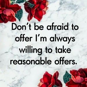 Always willing to rake reasonable offers