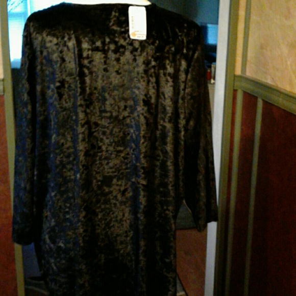 Black and silver blouse - Picture 4 of 4