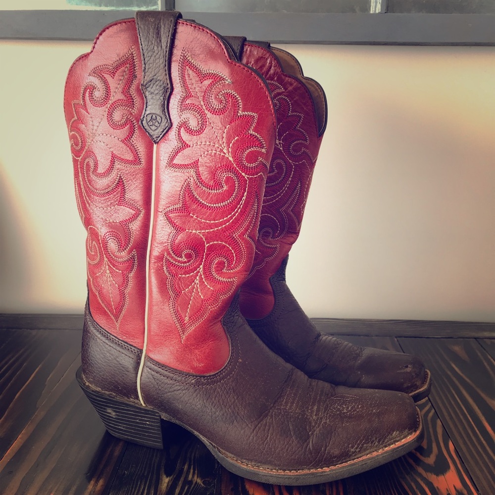 Women’s Ariat Round Up Square Toe Boots