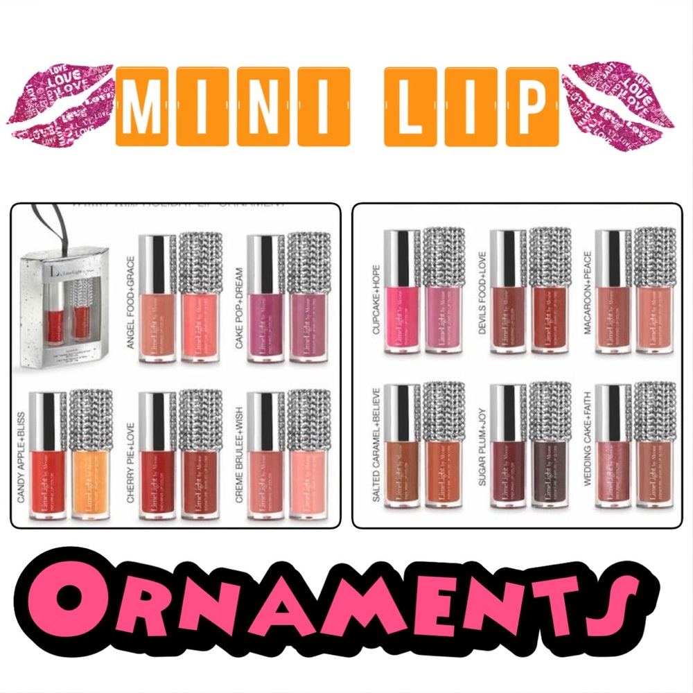 Holiday lip ornaments!