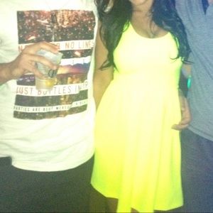 BOGO50%: Neon green mini dress