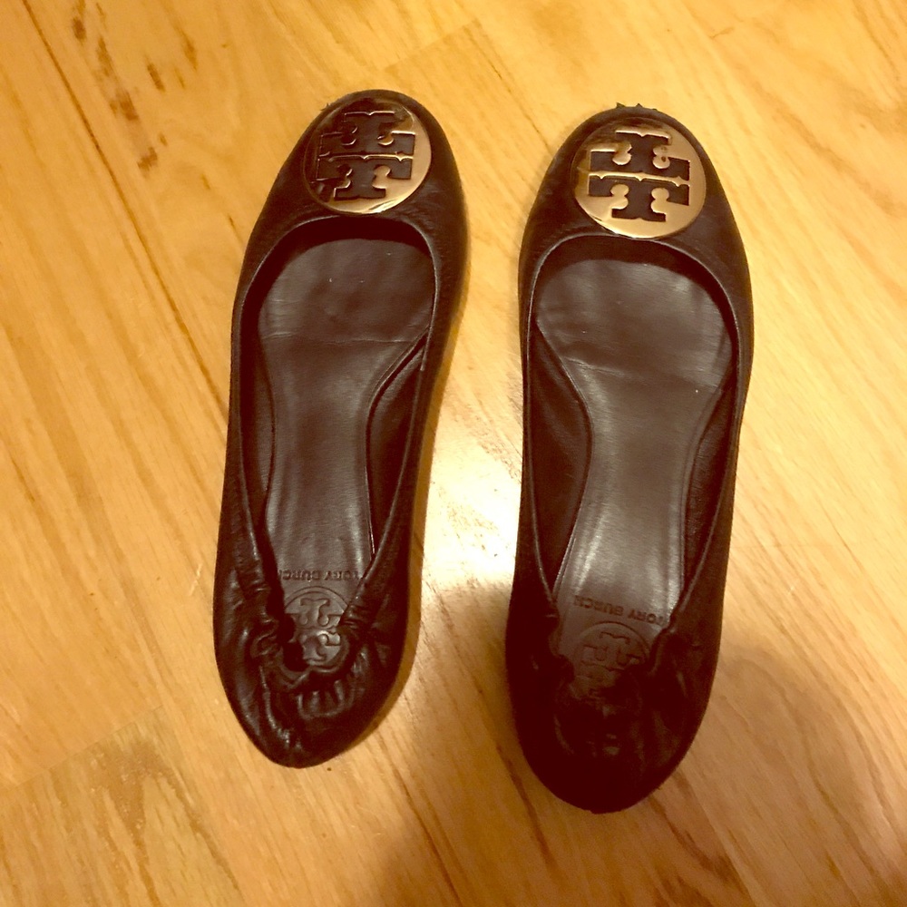 Black Tory Burch ballet flats