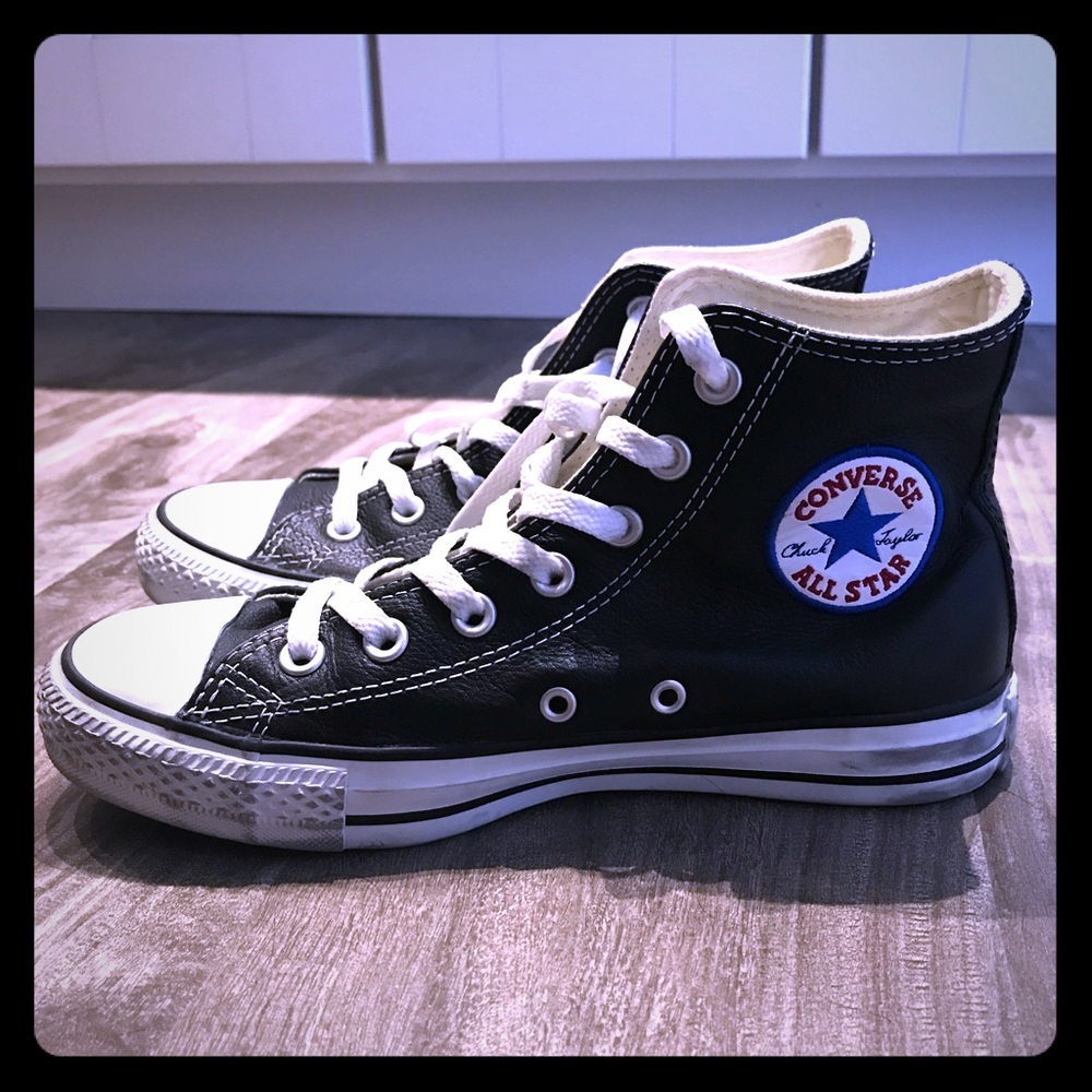 Converse shoes leather