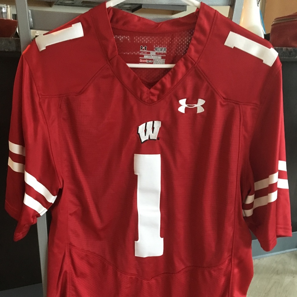 Wisconsin Badgers Under Armour Football Jersey