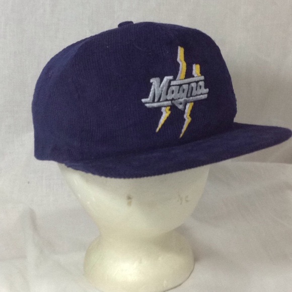 Vtg Magna Cigarettes Hat Corduroy Tobacco Cap - Picture 2 of 6