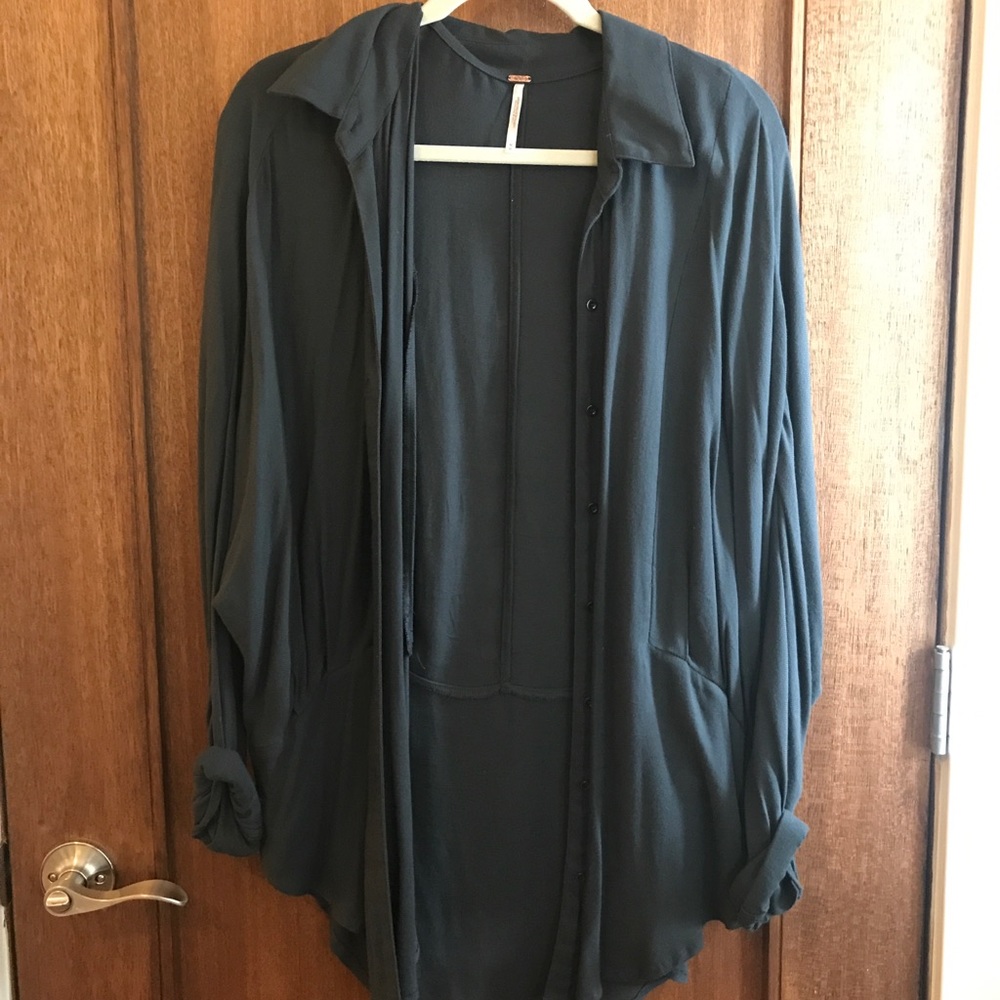 Long sleeve Free People blouse