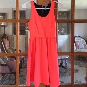 BOGO50%: Neon orange/pink mini dress