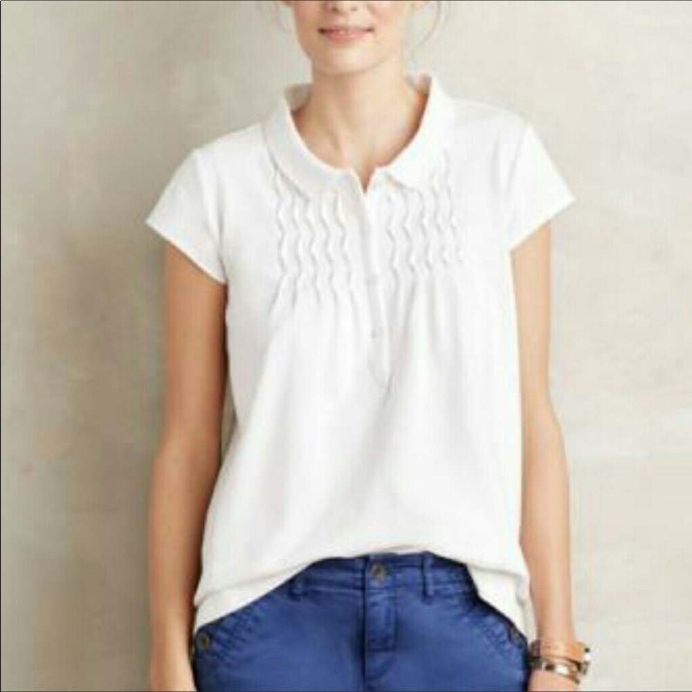 Anthropology postmark Gracie shirt