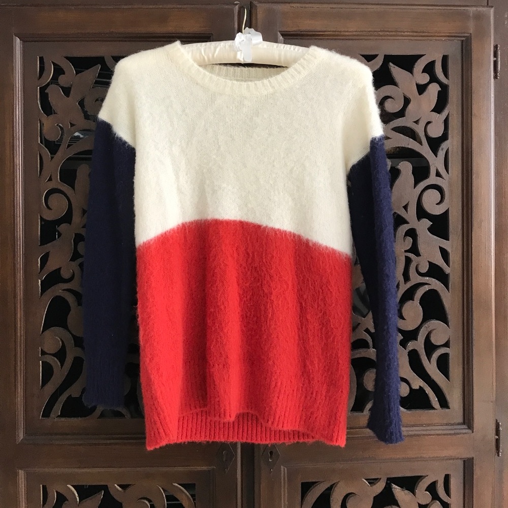Madewell colorblocked sweater
