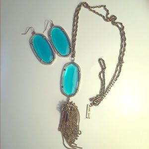 EUC London blue Danielle and Rayne set silver