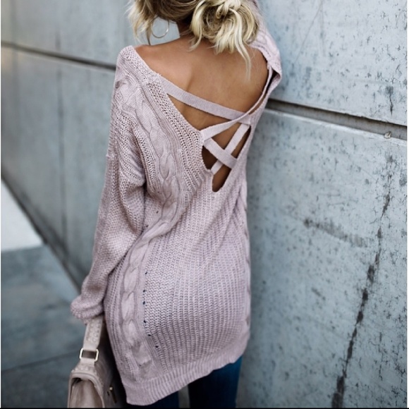 🌟CLEARANCE🆕️5🌟Sophie Star Criss Cross Sweater🍁 - Picture 4 of 5