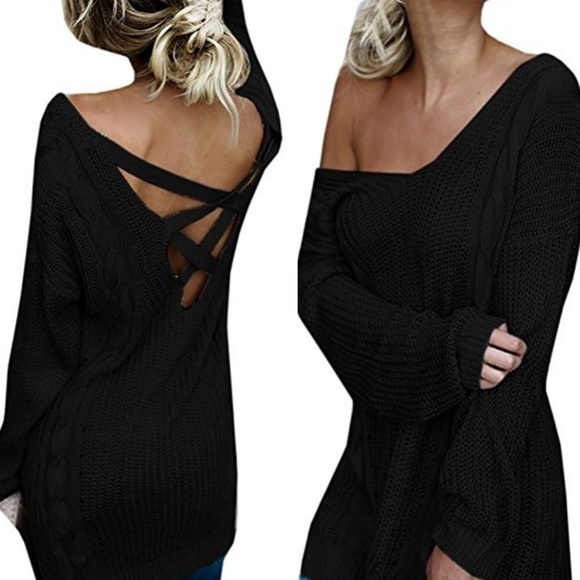 🌟CLEARANCE🆕️5🌟Sophie Star Criss Cross Sweater🍁 - Picture 5 of 5