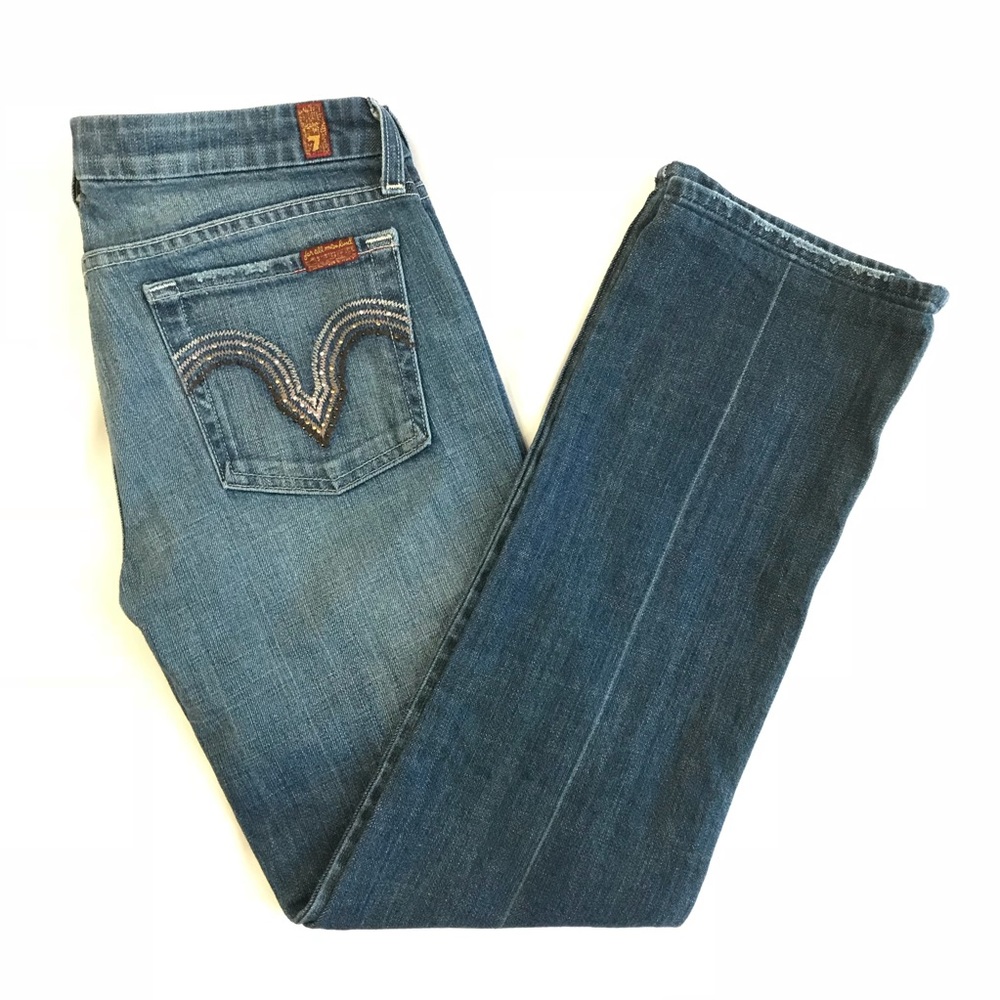 7 For All Mankind Kate Embellished Studded Jeans