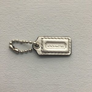 Authentic Coach silver keychain - New