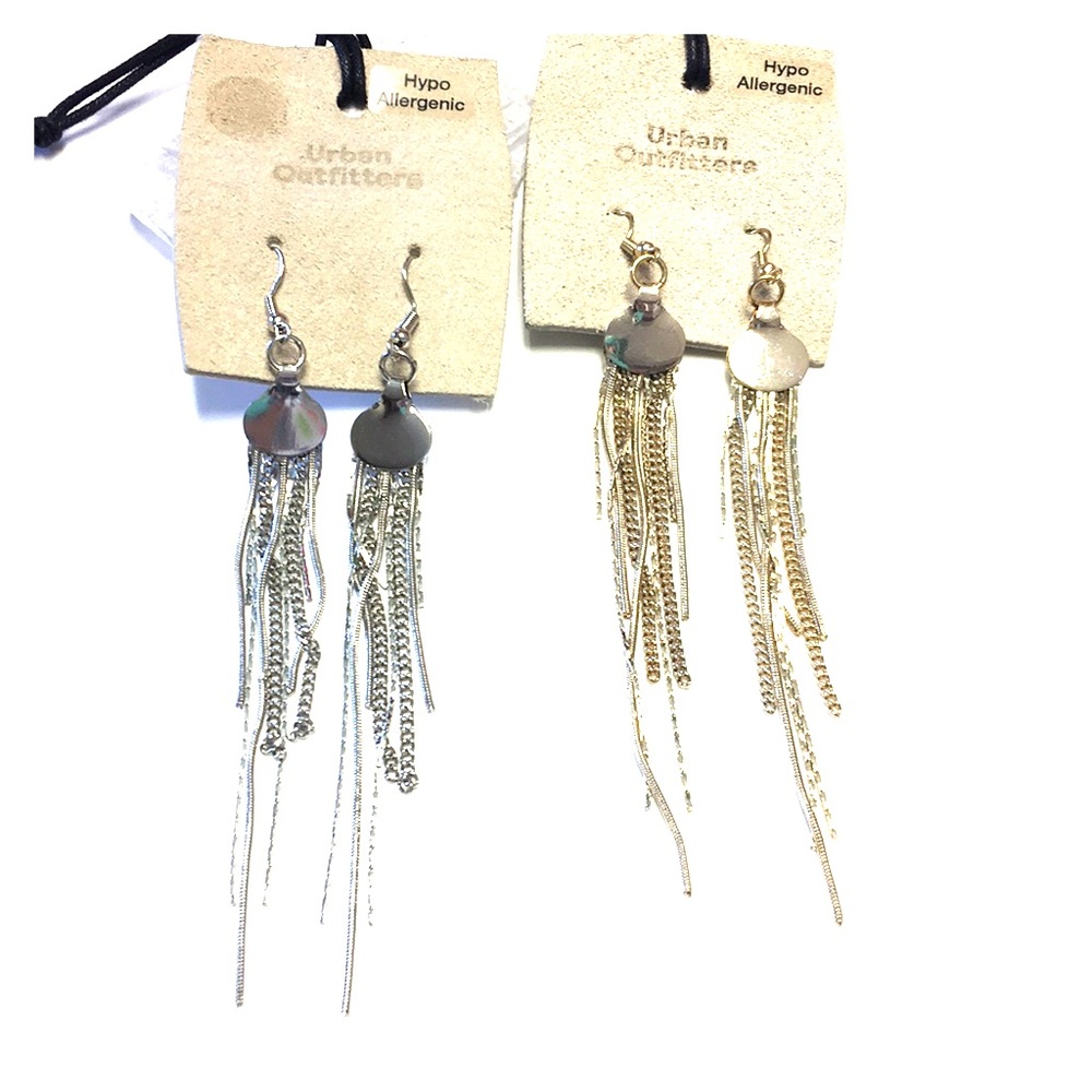 Urban Outfitters Nightlife Fringe Earrings - Picture 1 of 5