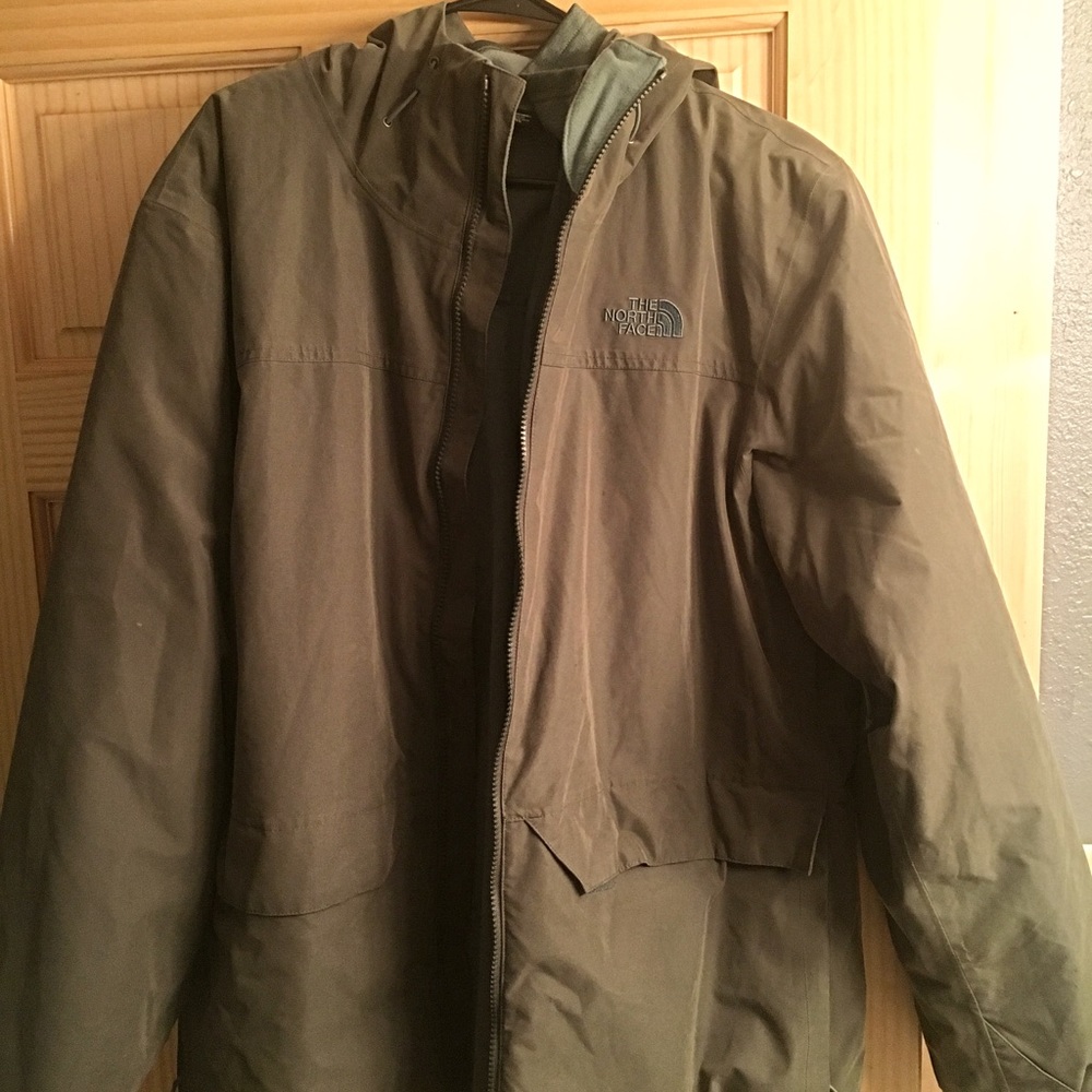 Northface 3-in-1 insulated jacket coat