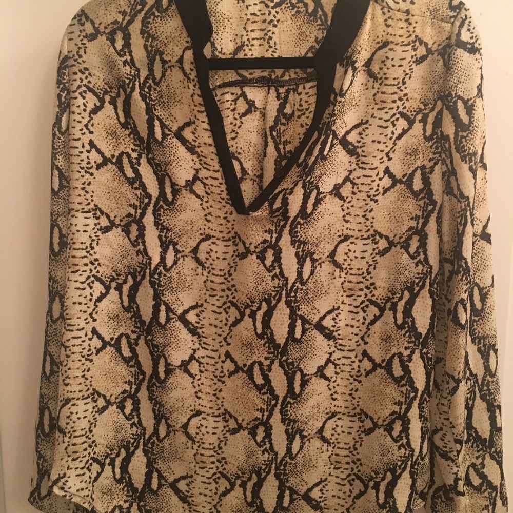 Snakeskin Blouse