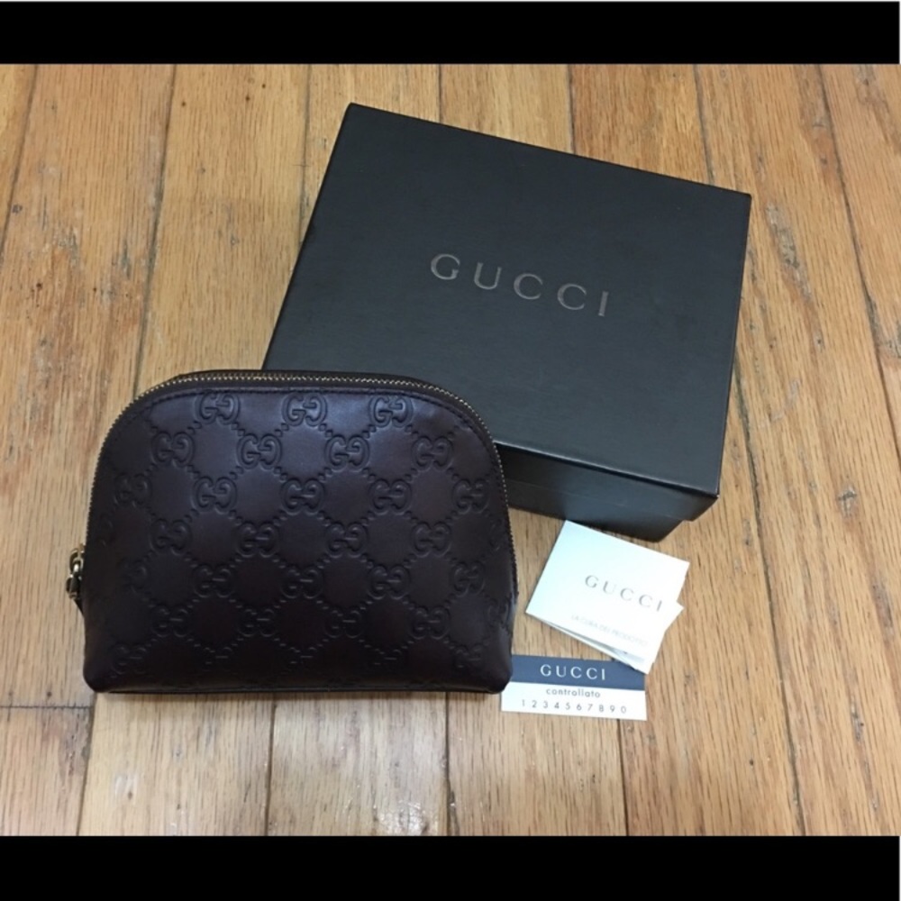 authentic gucci cosmetic bag NO LOW BALLS ‼️
