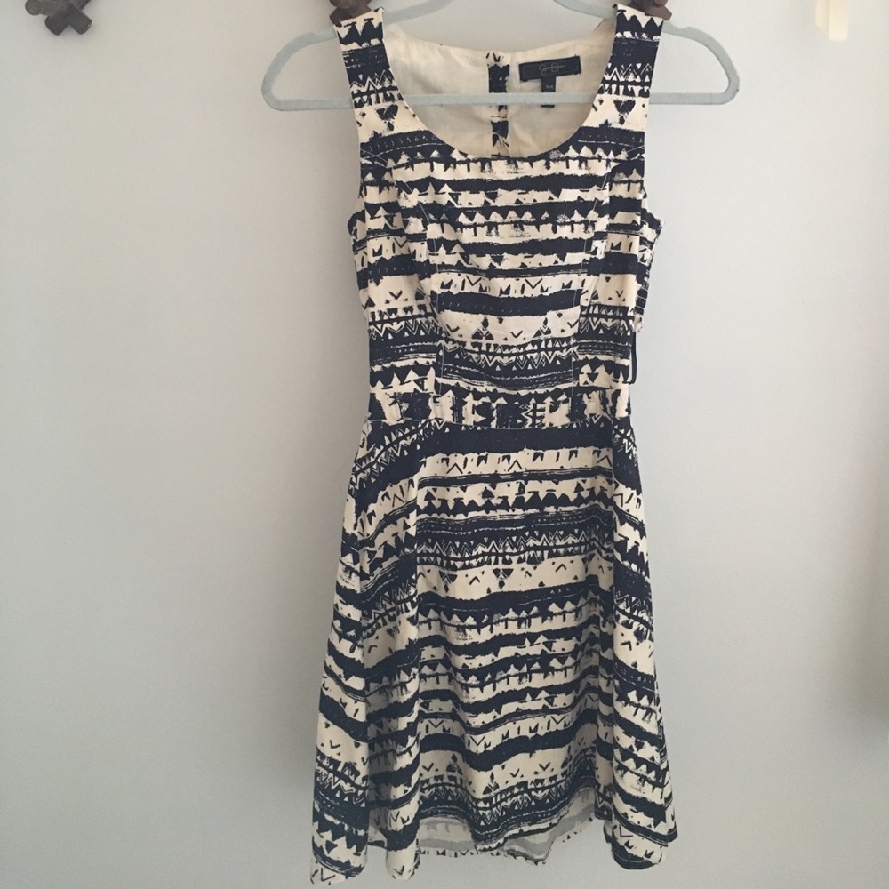 Jessica Simpson open back dress