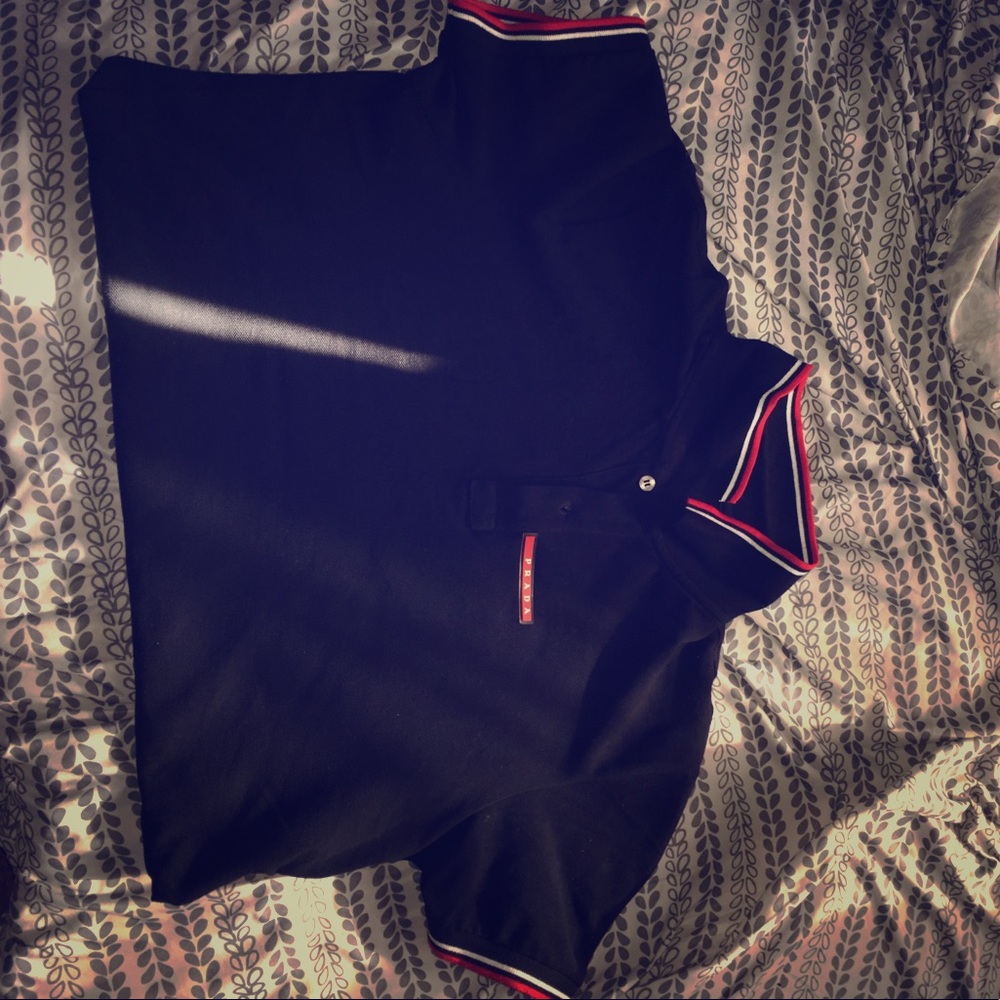 Prada men’s collar shirt