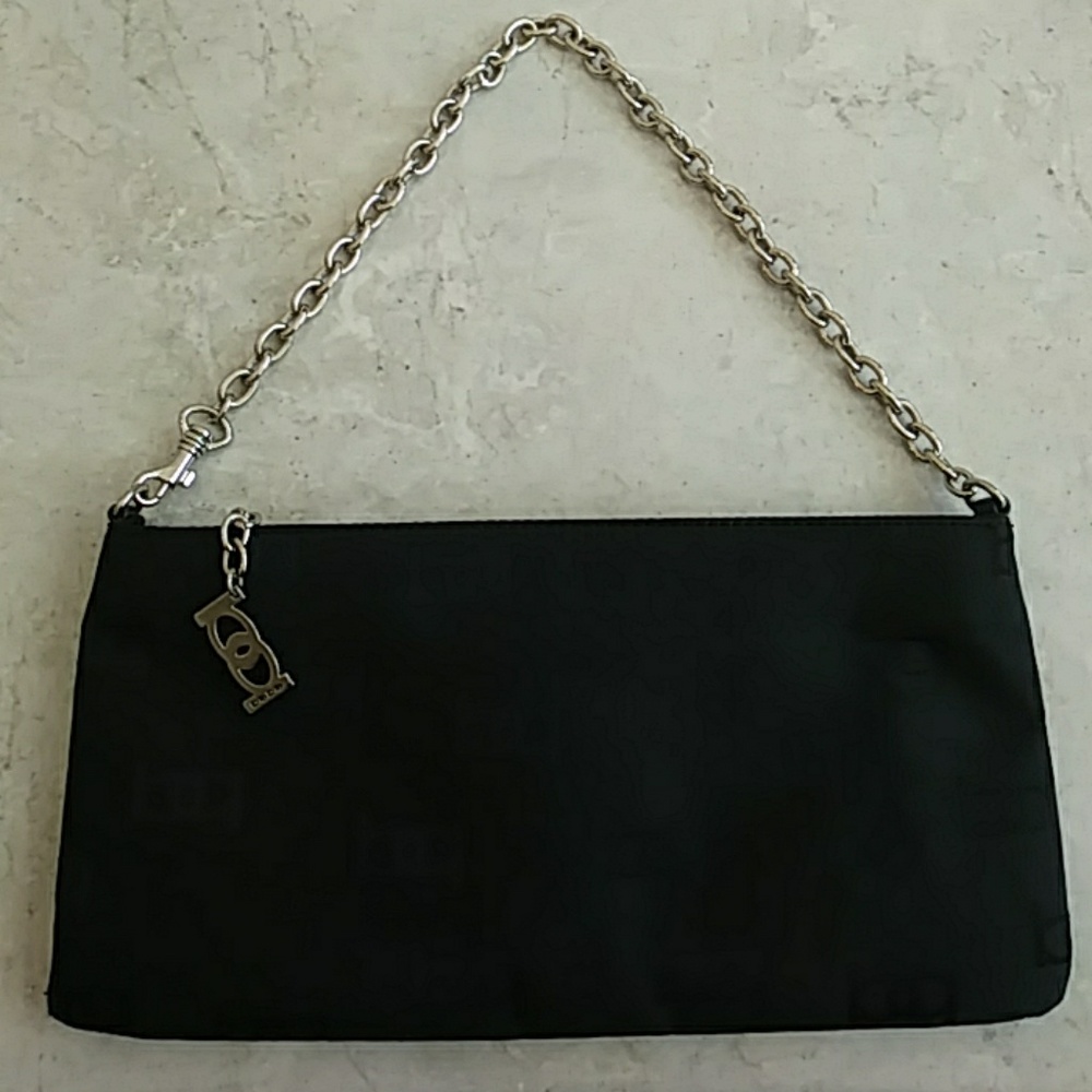 bebe Black Wristlet Bag