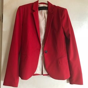 Red Zara Blazer