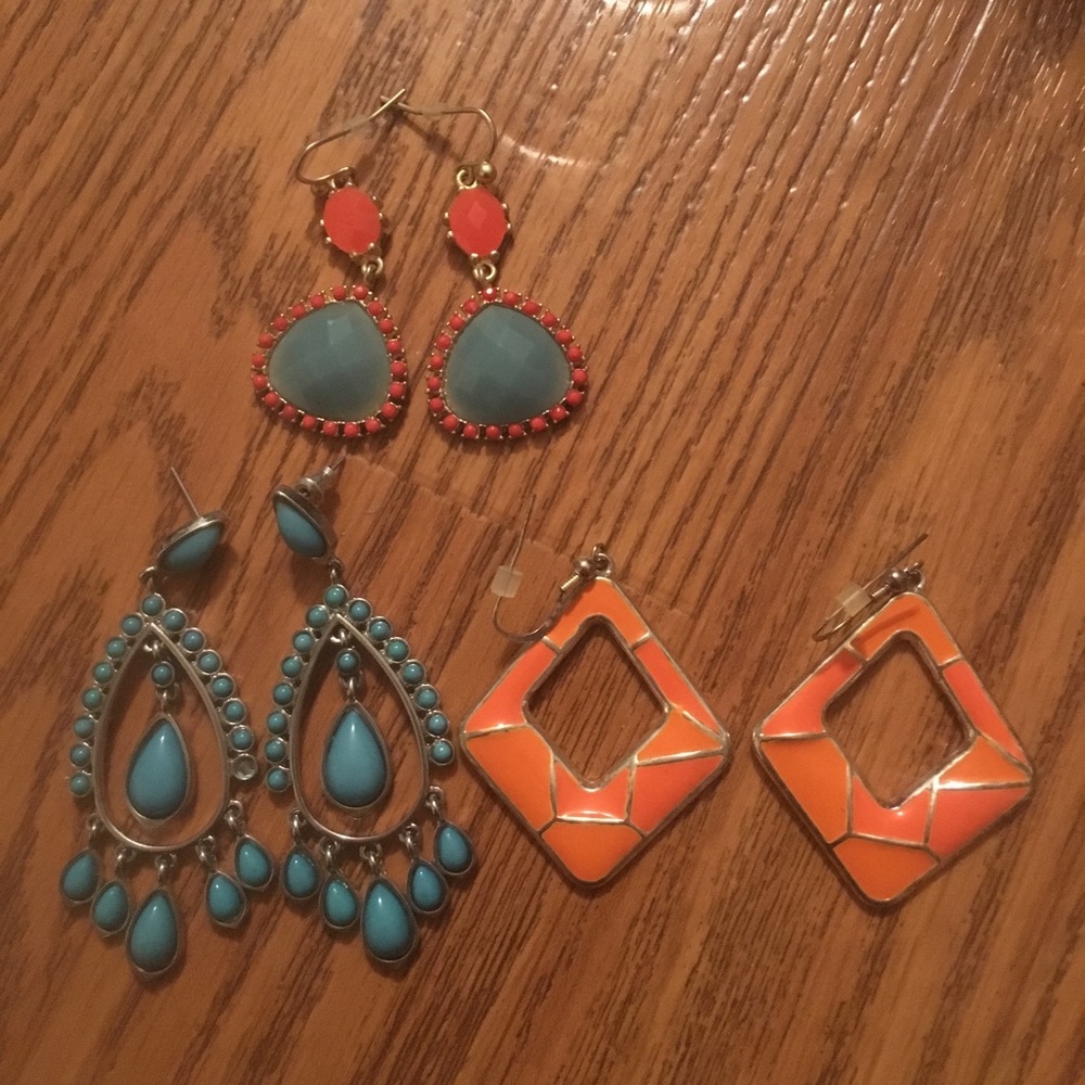 3 sets of really cute ear rings!