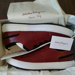Men's Ferragamo slip on sneakers