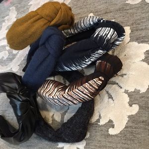 Knot headband collection. Never worn.