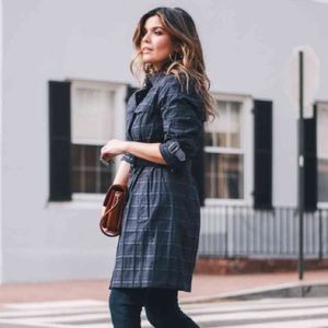 Classic Plaid Trench