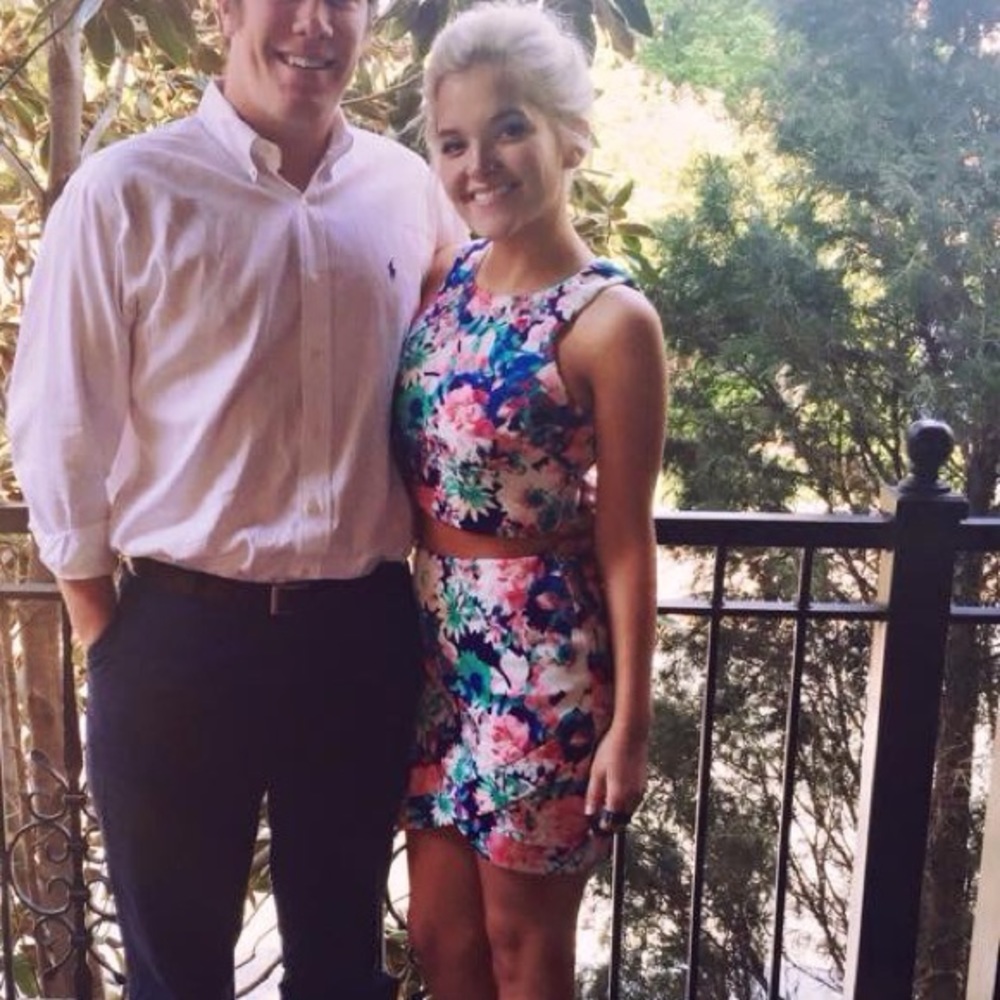 Floral Two Piece Dress