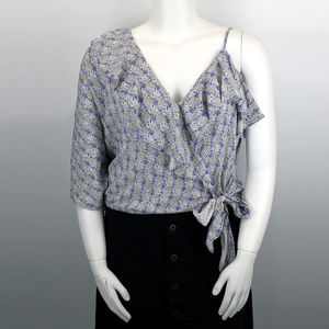 |Anthropologie| NWT Maeve Ruffled Wrap Top - XL