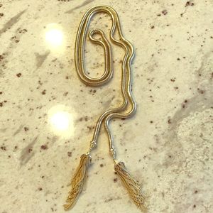 Kendra Scott knot tassel necklace