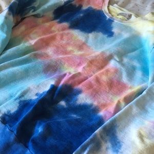 ZARA tie die sweater